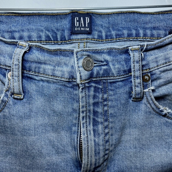 Gap women’s Light wash High waist Cheeky Straight leg Denim Jeans in 29 - Picture 6 of 13